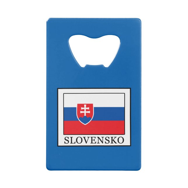 Slovensko Credit Card Bottle Opener (Front)