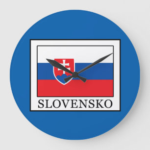 Slovensko Large Clock