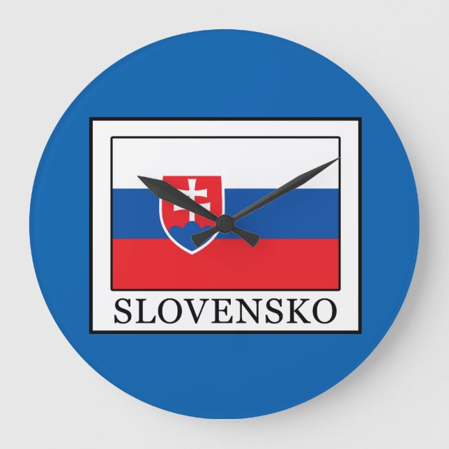 Slovensko Large Clock (Front)