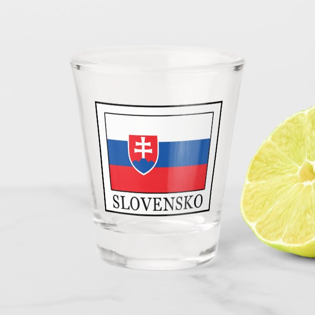 Slovensko Shot Glass (Front)