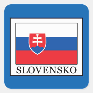 Slovensko Square Sticker