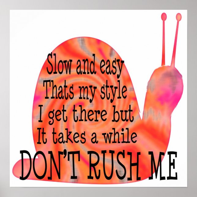 slow and easy poster (Front)