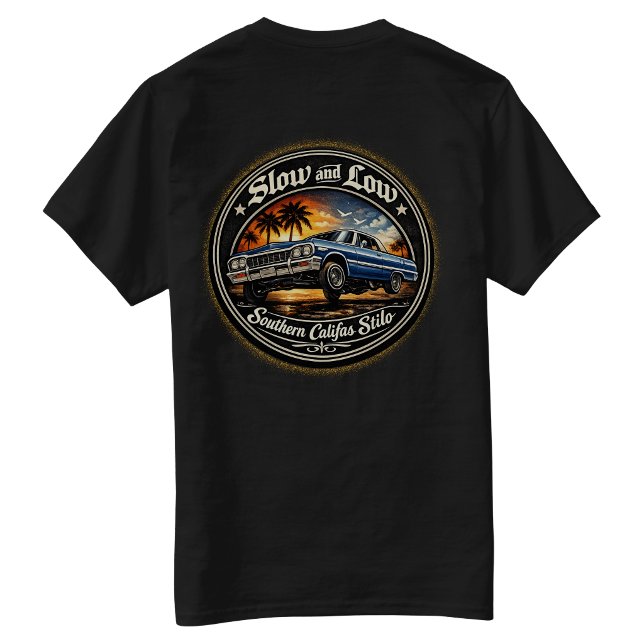 Slow and Low Califas Stilo back-hit  T-Shirt (Slow and Low Califas Stilo back-hit T-Shirt)