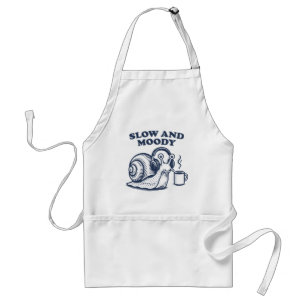 Slow and Moody Snail Standard Apron