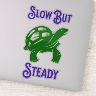 Slow but Steady Funny Turtle