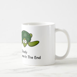 Slow But Steady Turtle White Mug