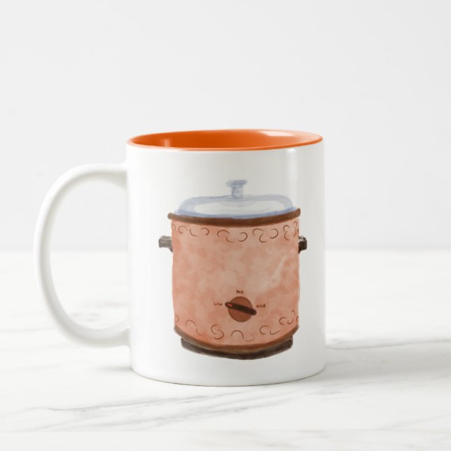Slow Cooker Mug Orange (Left)