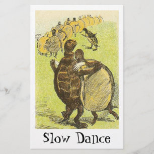 Slow Dance Turtles Stationery