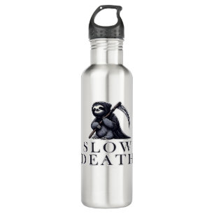 Slow Death Essential T-Shirt 710 Ml Water Bottle