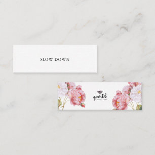 SLOW DOWN Self Talk Mini Card No. 4