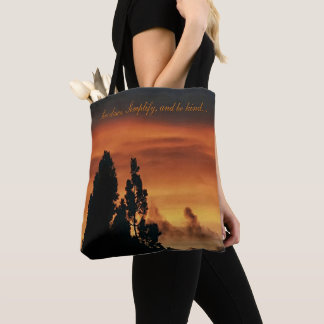 Slow down, Simplify, and be kind..... Tote Bag