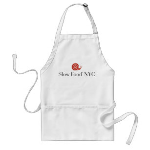Slow Food NYC logo Apron