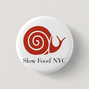Slow Food NYC logo products 1 Inch Round Button