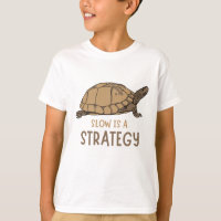 Slow Is a Strategy – Minimal Turtle Quote Design