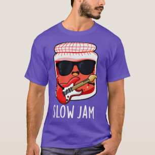 Slow Jam Funny Music Food Pun T-Shirt