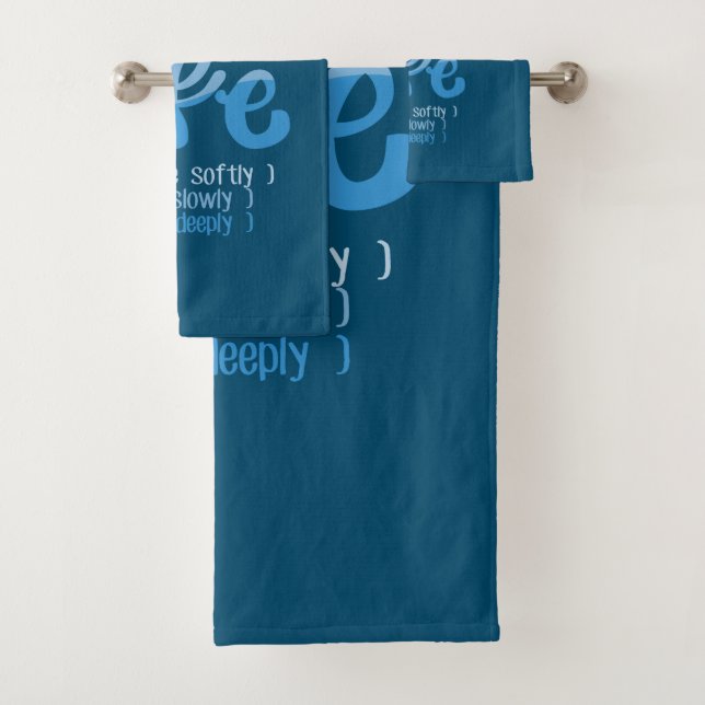 Slow Life 2 Bath Towel Set (Insitu)