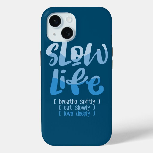 Slow Life 2 Case-Mate iPhone Case (Back)