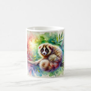 Slow loris 270924AREF131 - Watercolor Coffee Mug
