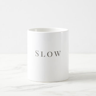 Slow Mug – Minimal Typography Design