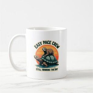 Slow Pace Squad Vintage Animal Runner Shirt 2 Coffee Mug