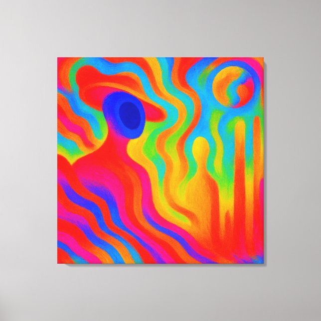 slow perception canvas print (Front)