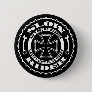 Slow Rider 2 Inch Round Button