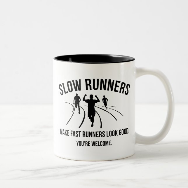 Slow Runners Two-Tone Coffee Mug (Right)