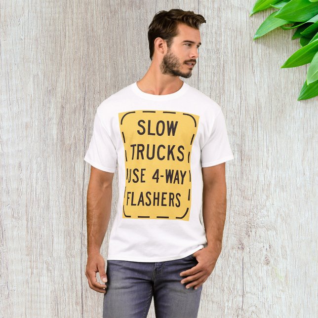 Slow Trucks Road Sign T-Shirt (Creator Uploaded)