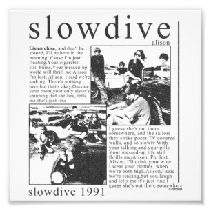 slowdive 3 photo print