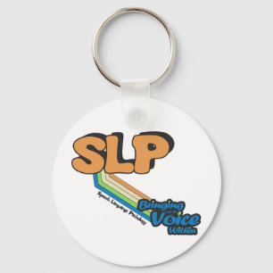 SLP Bringing Out the Voice Within Keychain