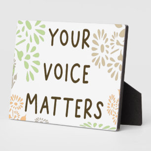 SLP Fun Office Decor; Tabletop Plaque