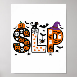 Slp Halloween Speech Language Pathologist _1  Poster