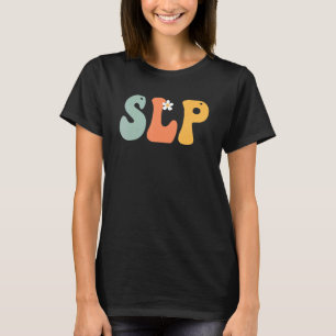 SLP Retro Groovy Vintage Women Happy First Day Of  T-Shirt