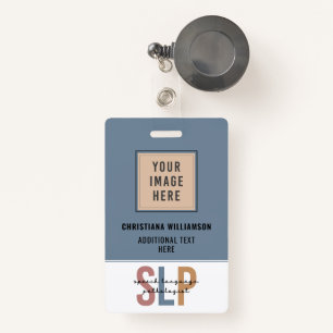 SLP Speech Language Pathologist Badge