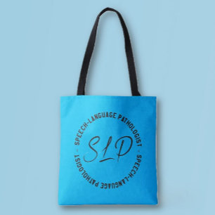 SLP! Speech Language Pathologist tote Bag