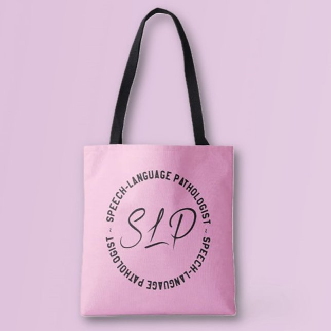 SLP! Speech Language Pathologist tote Bag (Creator Uploaded)
