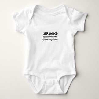 SLP Speech Language Pathology Speech Gifts Baby Bodysuit