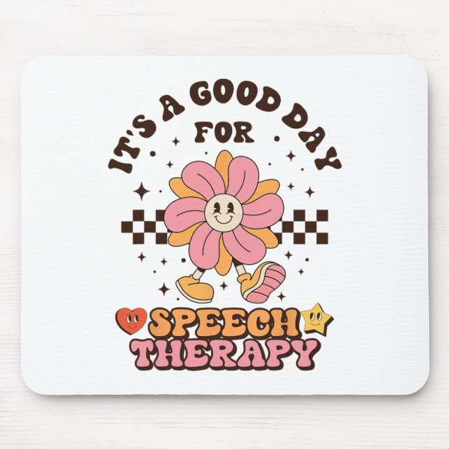 Slp Speech Therapist Speech Language Pathologist I Mouse Pad (Front)