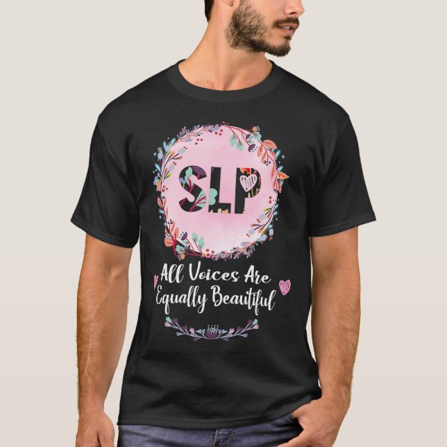 SLP, SpeechLanguagePathologist, SpeechTherapist, S T-Shirt (Front)