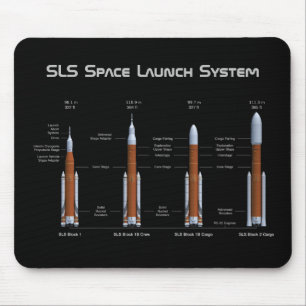SLS Space Launch System Rockets Mouse Pad