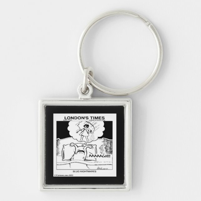 Slug Nightmares Classic LTCartoons Comic Keychain (Front)