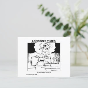 Slug Nightmares Classic LTCartoons Comic  Postcard