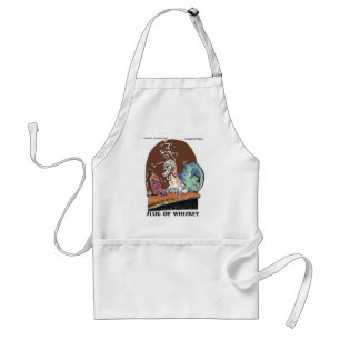 Slug Of Whiskey Funny Snail Gifts & Tees Standard Apron