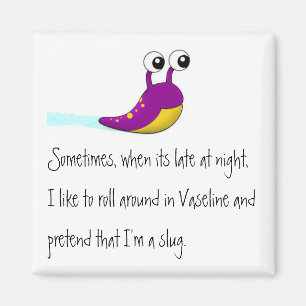 Slug Square Magnet