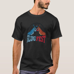 Slugfest Boxing Gastropods Meme T-Shirt