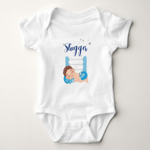 Slugger boy baby t-shirt  bodysuit