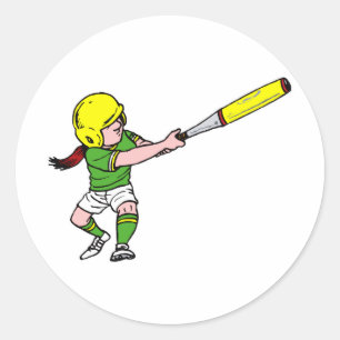 Slugger Classic Round Sticker