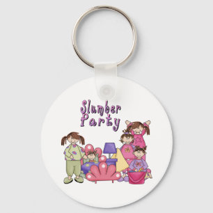 SLUMBER PARTY GIRLS KEYCHAIN