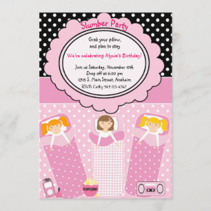 Slumber Party Invitation