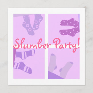 Slumber party invitation